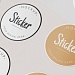 Бумажные наклейки
